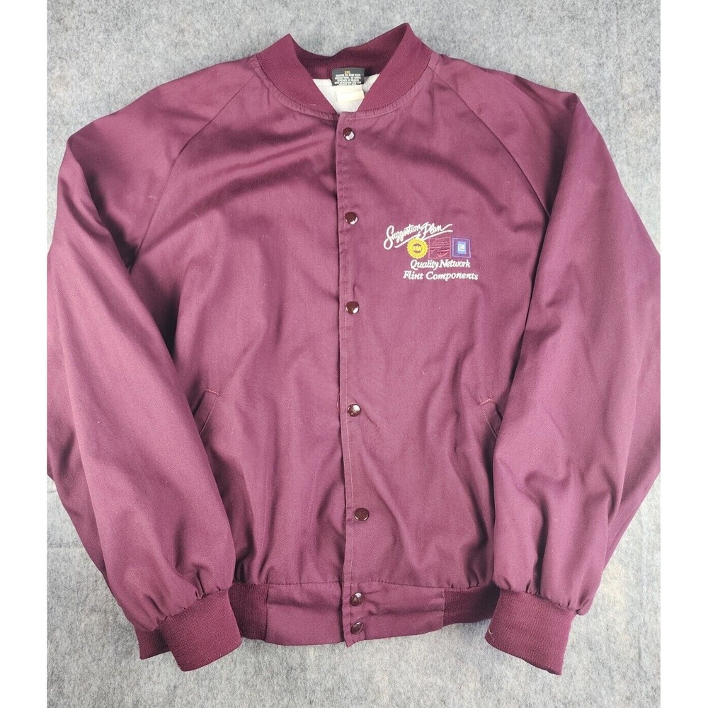 Vintage GM UAW Men's Jacket Size 2XL Made in USA QualityMI. Network Flint Mi.